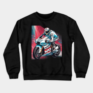 Motorcycle Racing Crewneck Sweatshirt